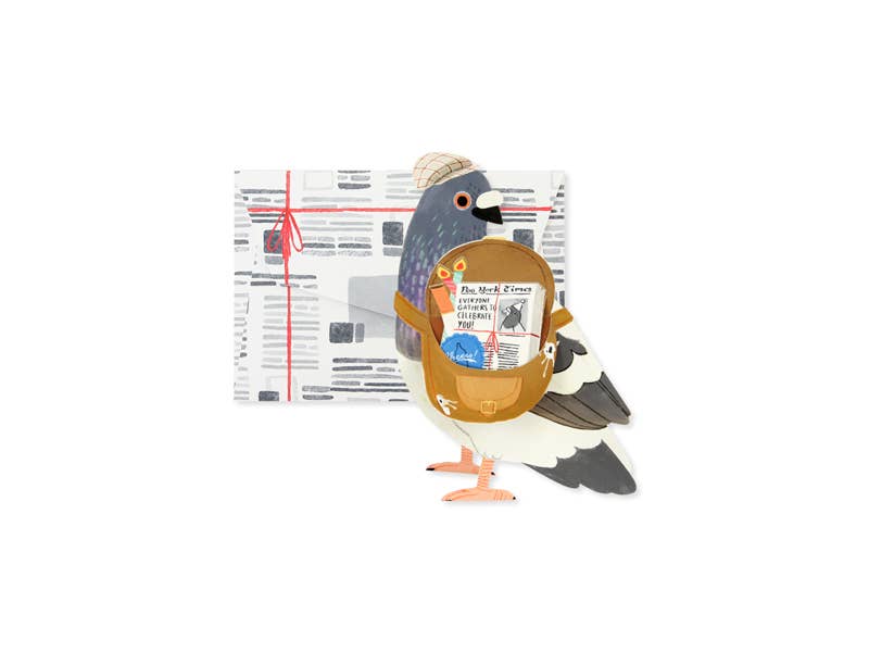Messenger Pigeon Birthday/Congratulations Pop-Up Card