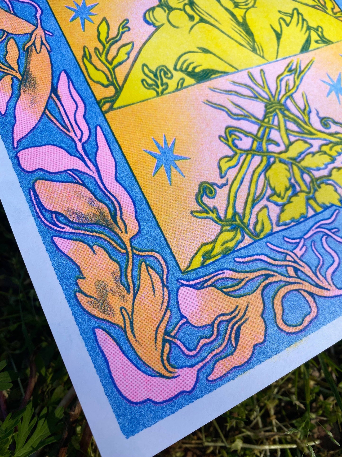 Trellis Riso Print