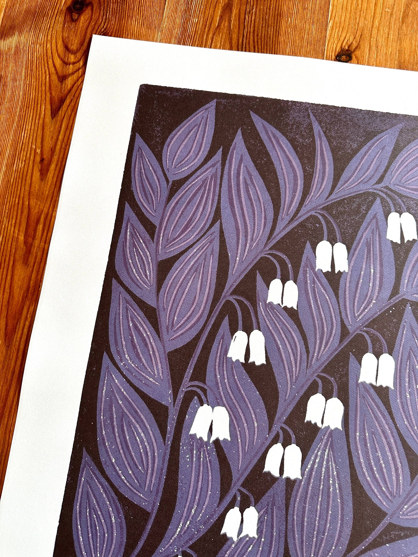 Solomon's Seal Poster - Blue