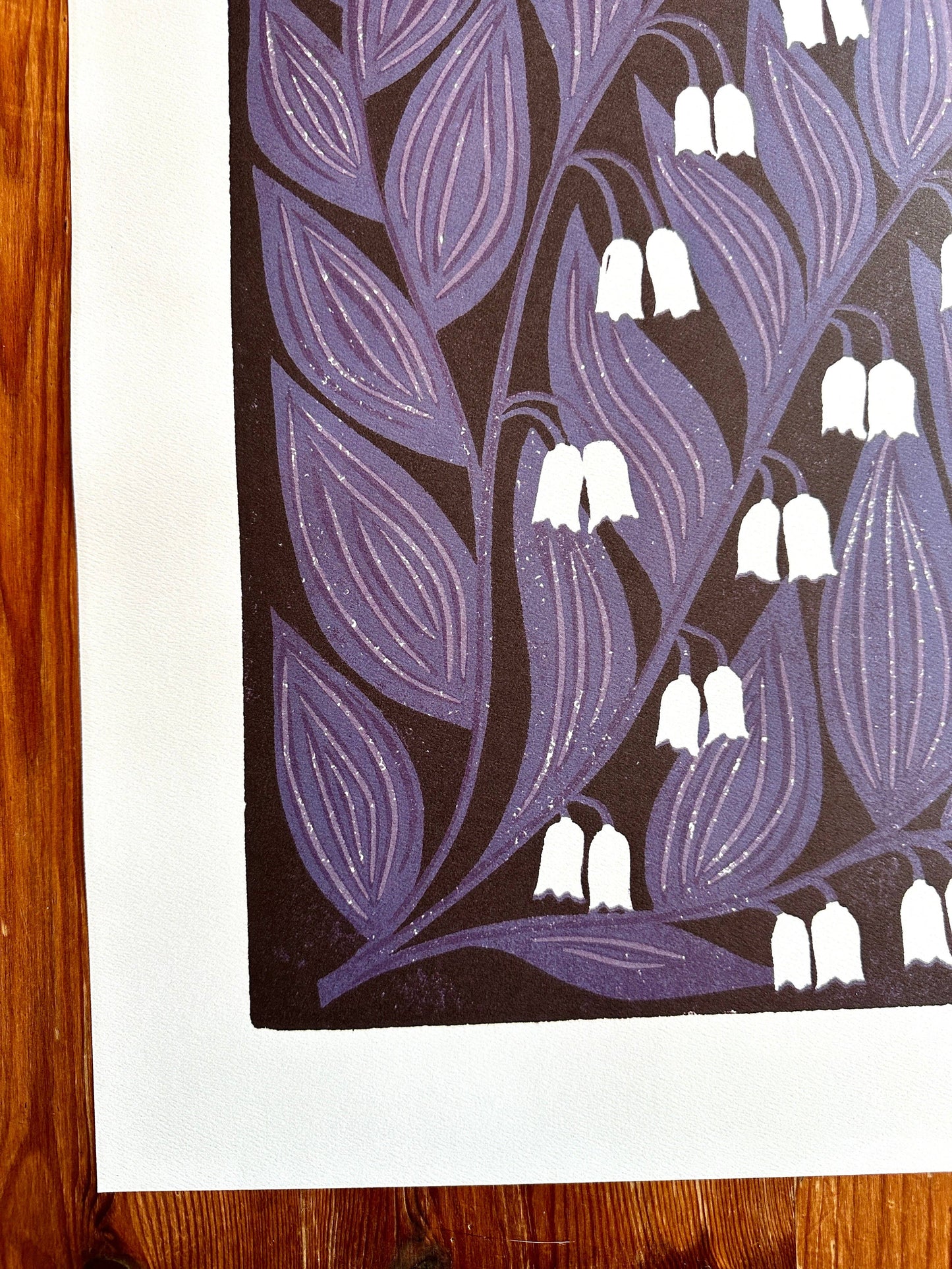 Solomon's Seal Poster - Blue