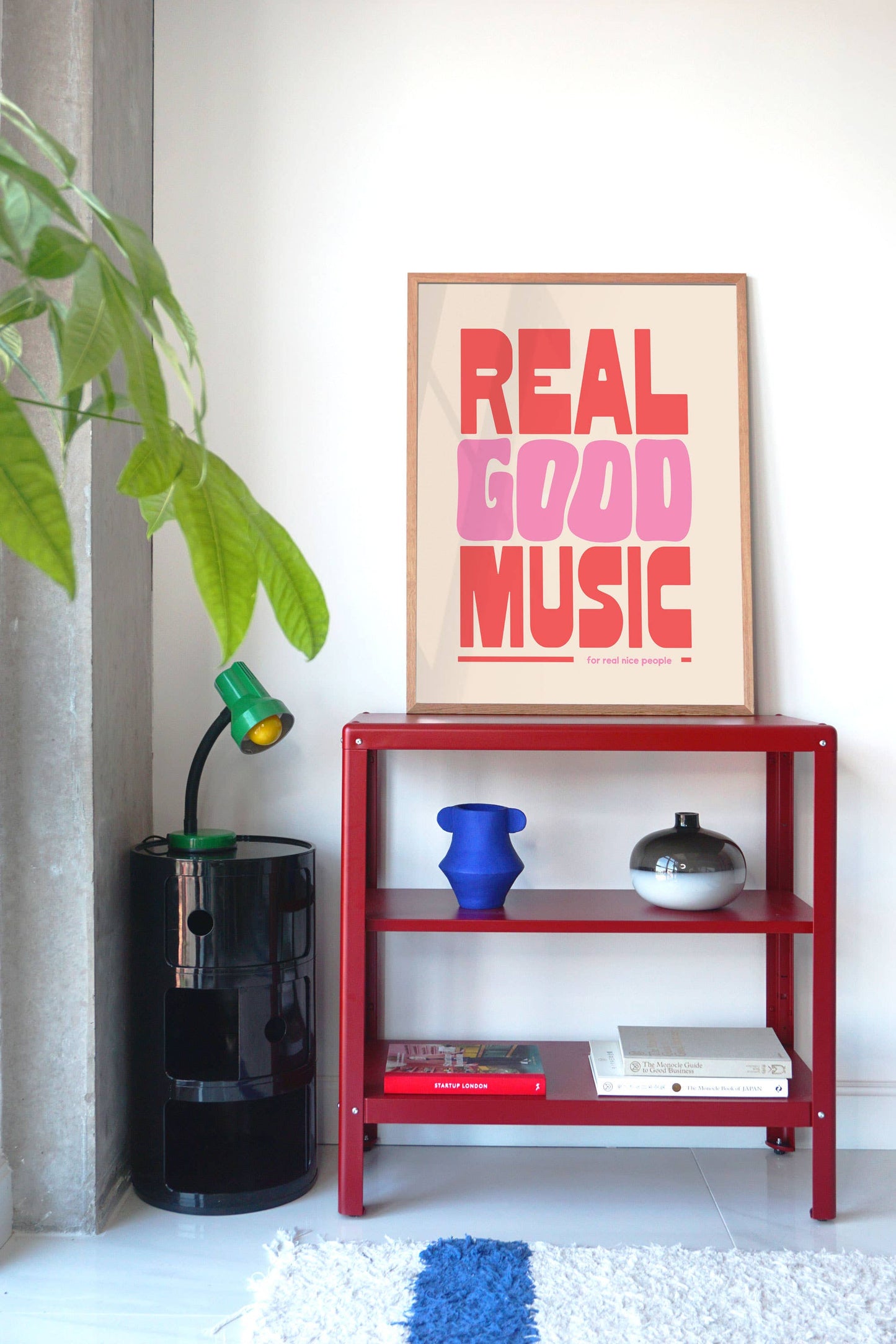Real Good Music Art Print: Black / 11 x 14
