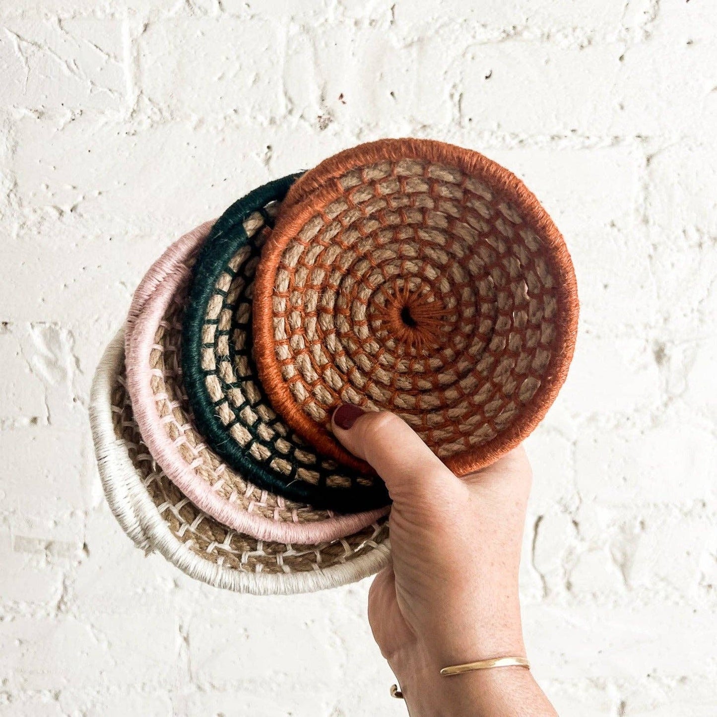 Mini Bowls - Group of 4 Kit: Ivory; Blush; Spruce; Rust