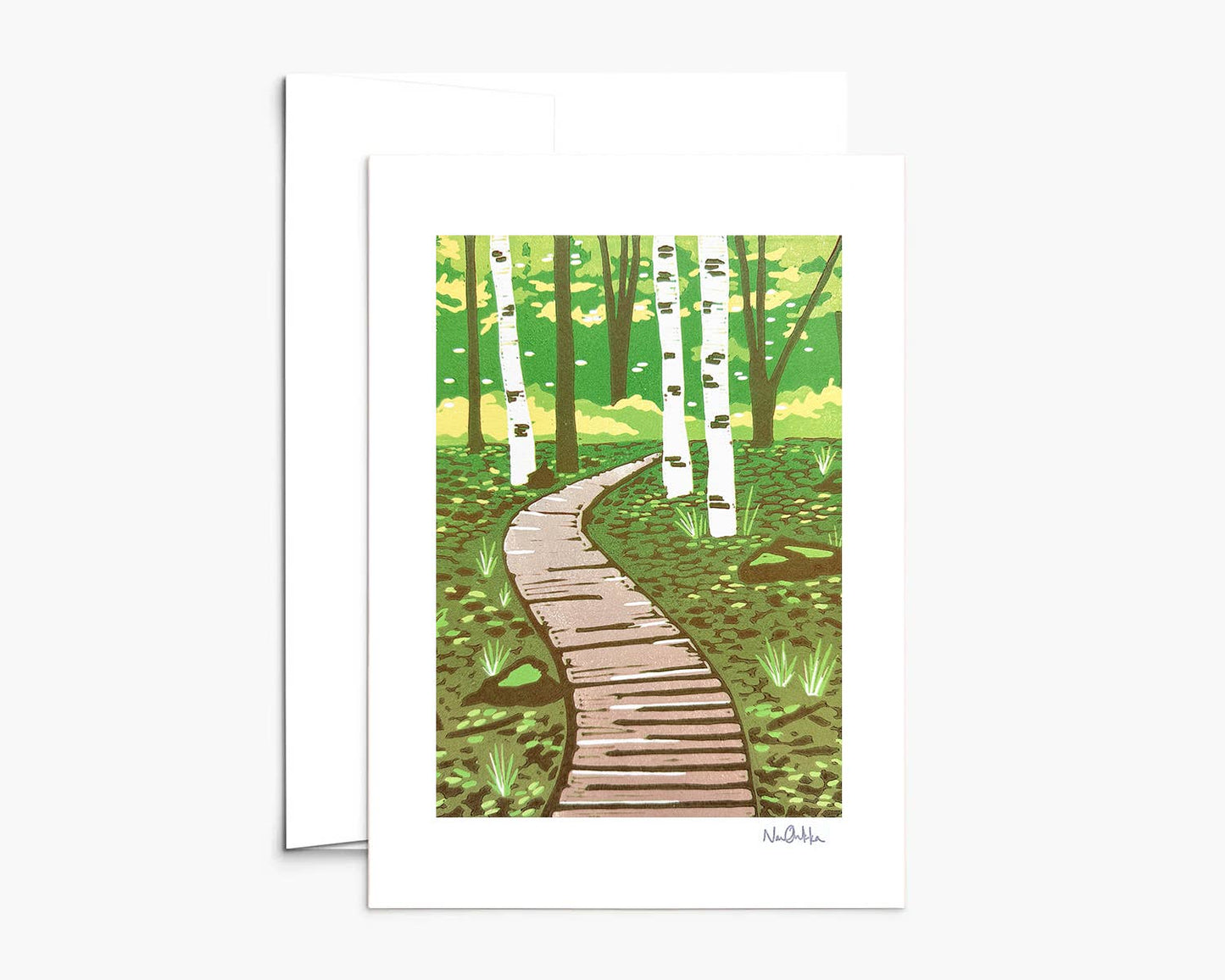 A Path Forward Blank Greeting Card