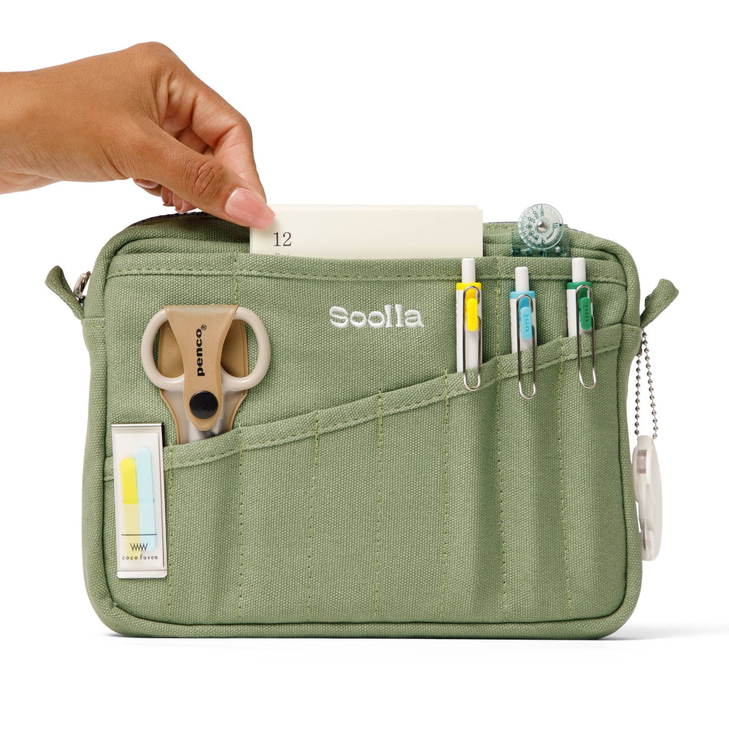 Soolla® Studio Pouch, Sangria: Sangria