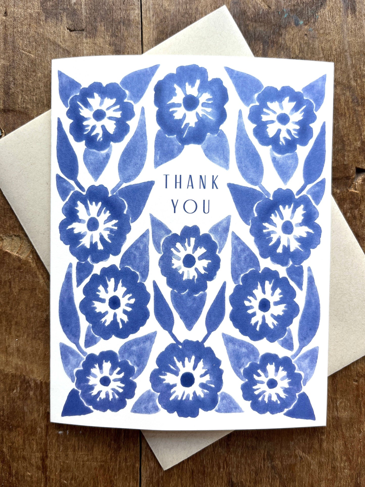 "Thank You," Greeting Card: Single Card