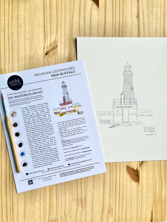 New Buffalo - Michigan Lighthouse DIY Kit