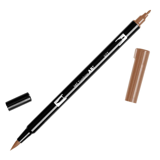 Dual Brush Pen Art Markers - Saddle Brown - SKU# 56615