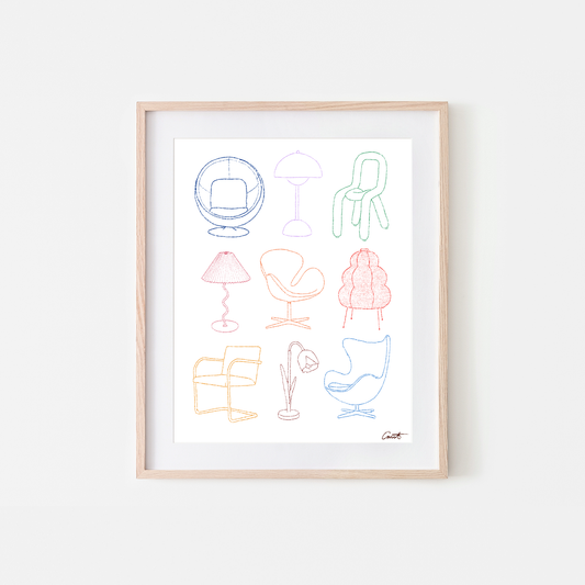 Favorite Designs Art Print