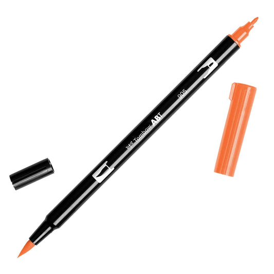 Dual Brush Pen Art Markers -  Red - SKU# 56605