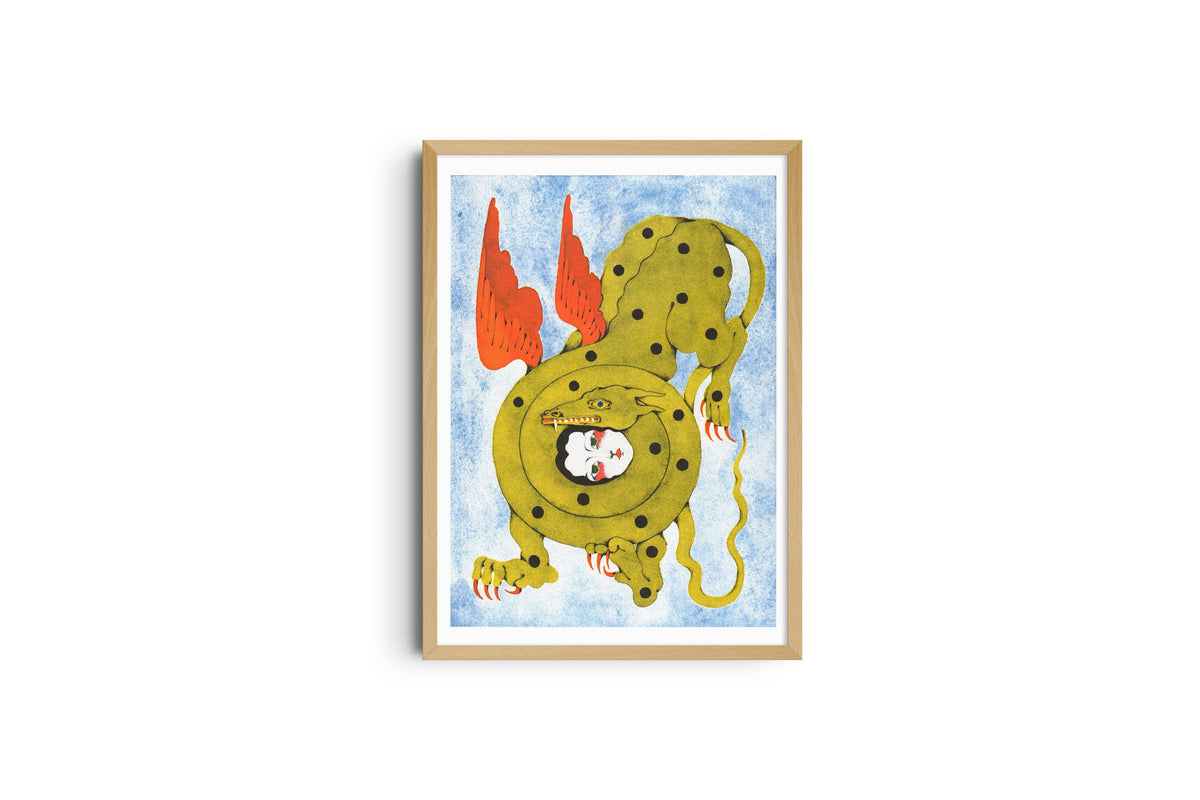 A3 poster - Lou Benesch - The Kiss