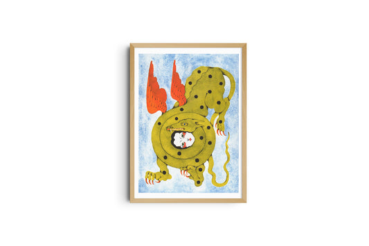A3 poster - Lou Benesch - The Kiss