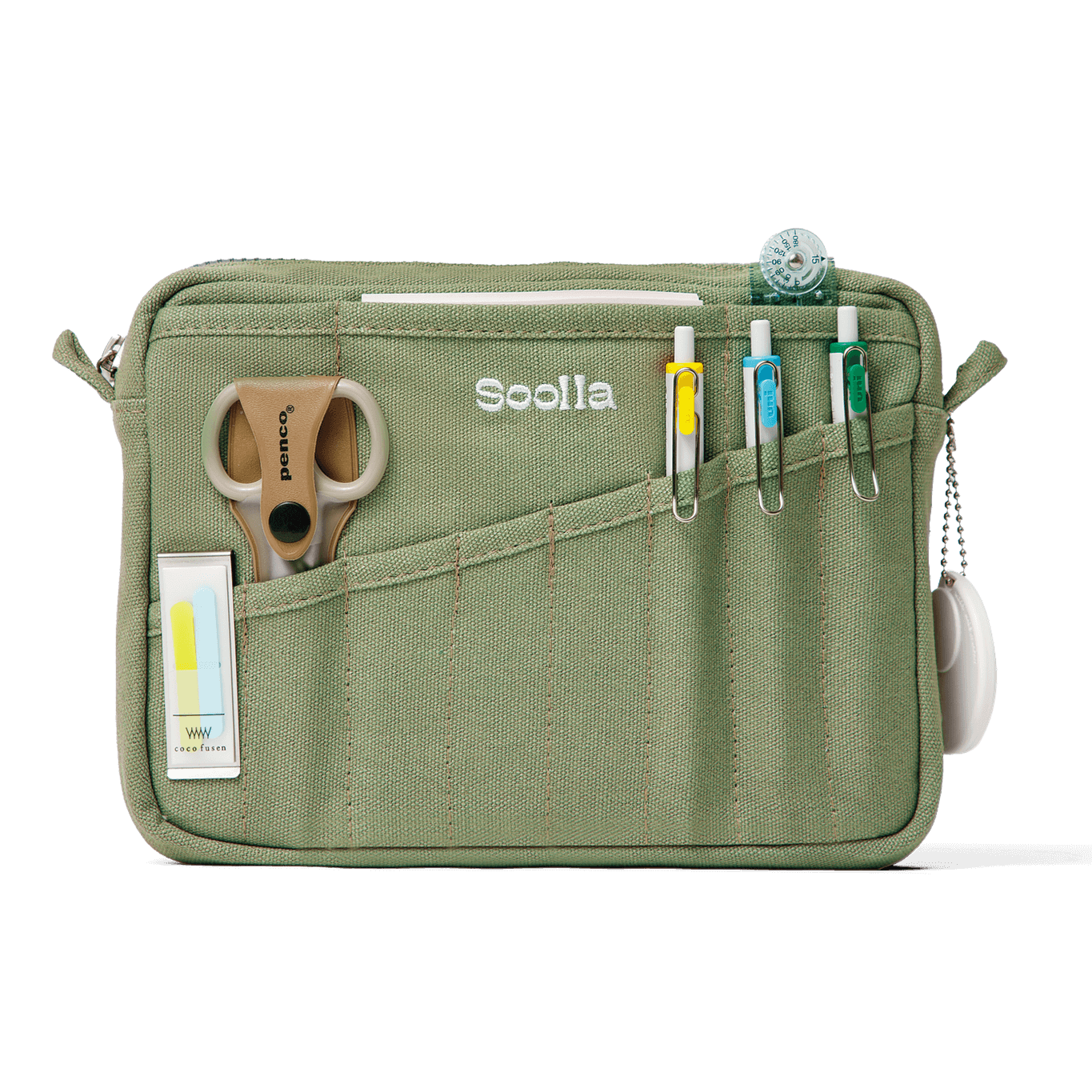 Soolla® Studio Pouch, Deep Forest Green: Deep Forest Green