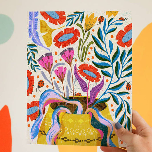 Spring Bloom Art Print Bright