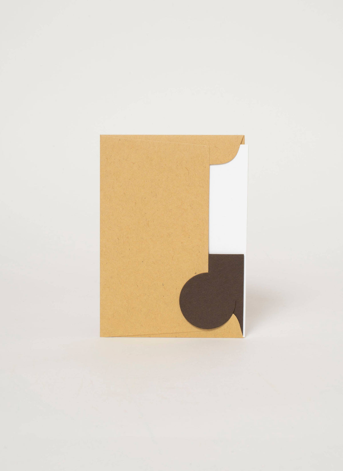 Warm Wishes Charms Letterpress Greeting Card by Phoebe Wahl: Paper tab