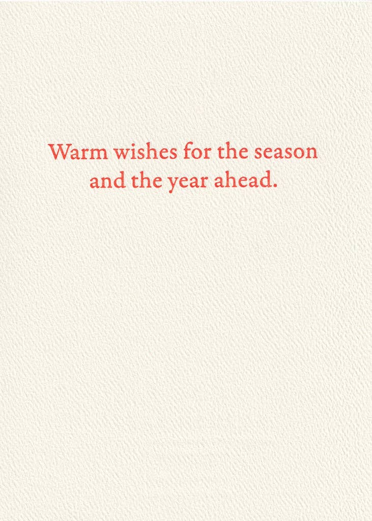 New Year Fox: Unsleeved