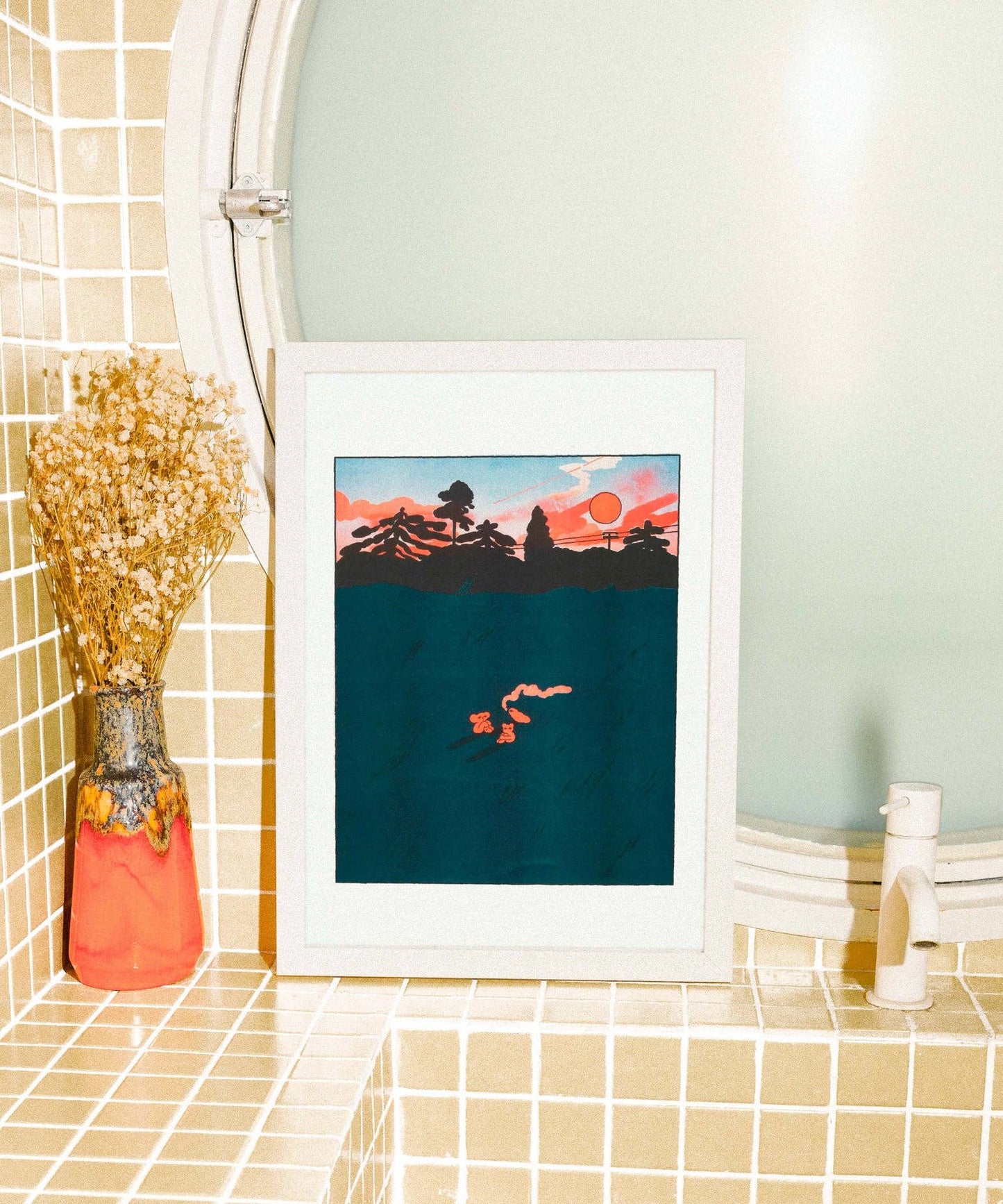 A3 Poster - Hel Covell - Fields at Dusk 2