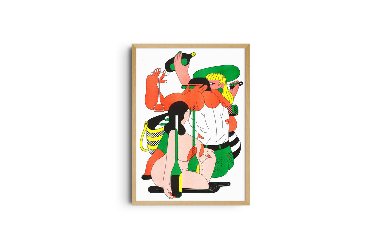 A3 poster - Simon Landrein - Bottle