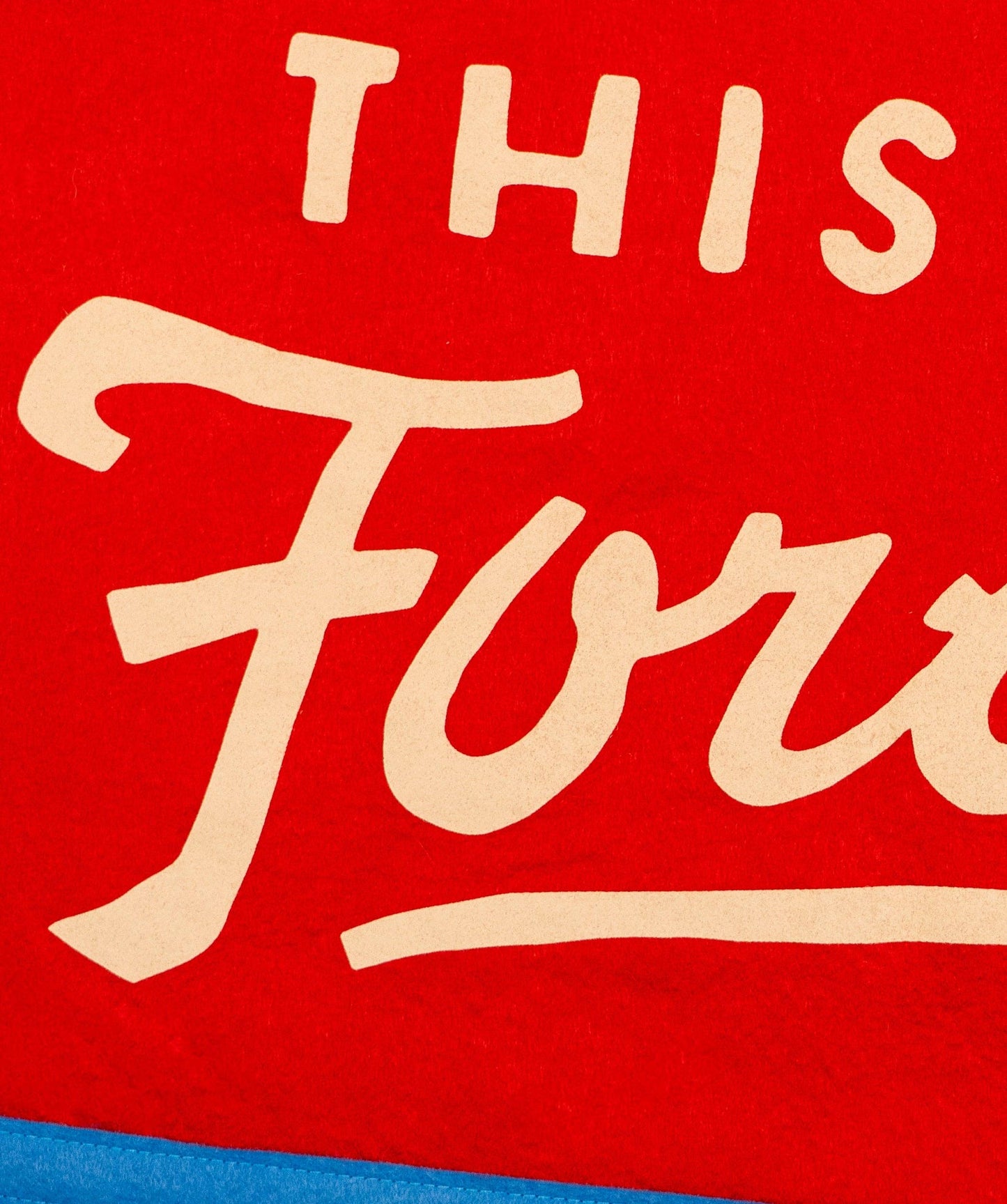 Let's Make This Last Forever Camp Flag • blink-182 x Oxford Pennant