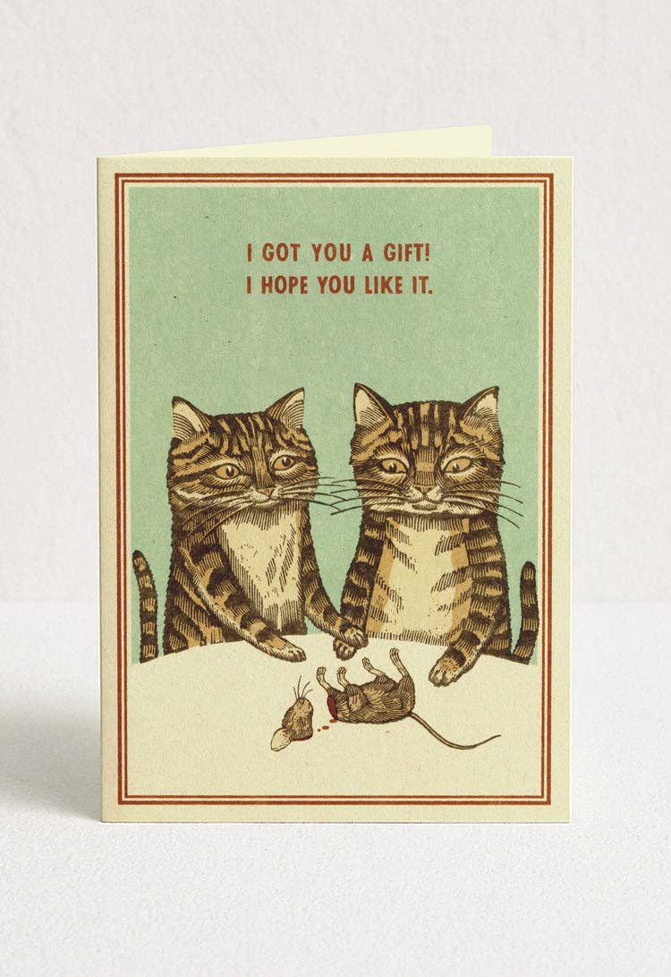 I Hope You Like It Greeting Card – Handmade Studio