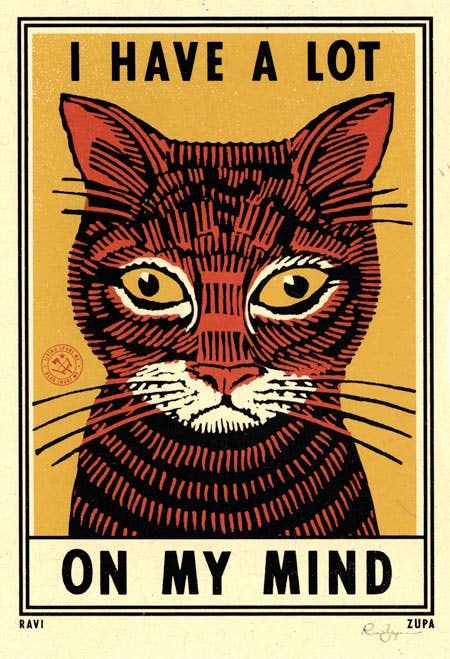 A Lot On My Mind Print