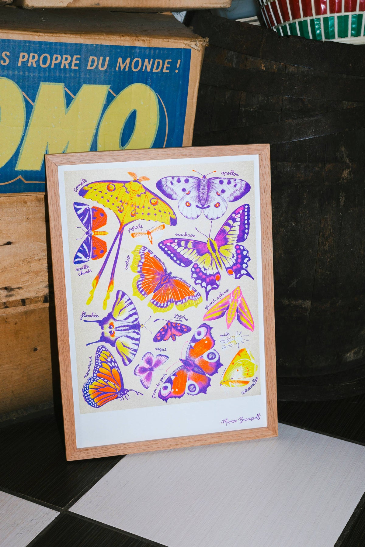 A3 Poster - Manon Bucciarelli - Butterflies