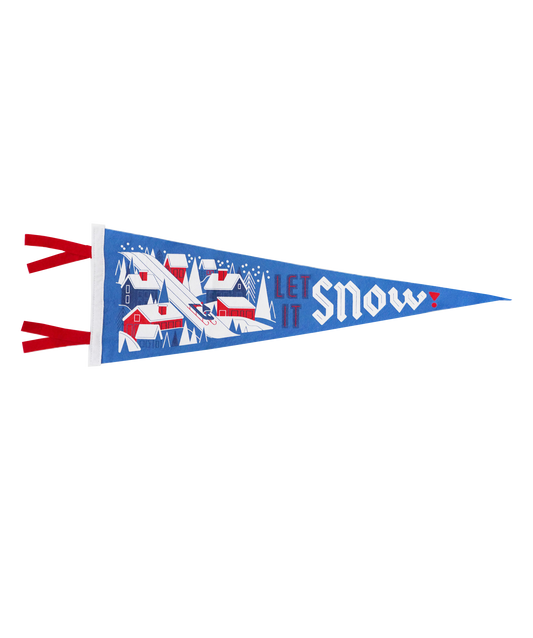 Let It Snow! Pennant • Invisible Creature x Oxford Pennant