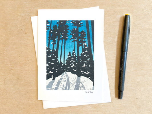 Under the Pines Greeting Card: With Clear EcoSleeve