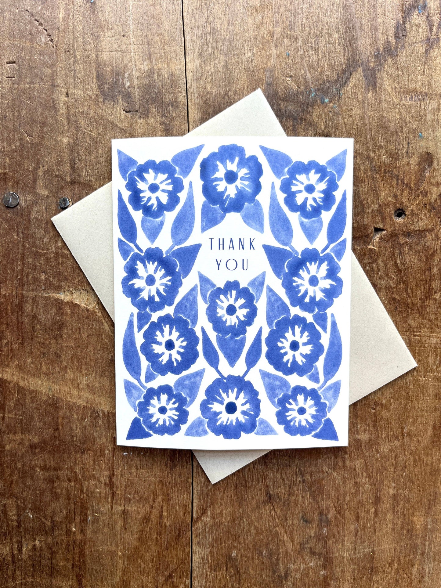 "Thank You," Greeting Card: Single Card