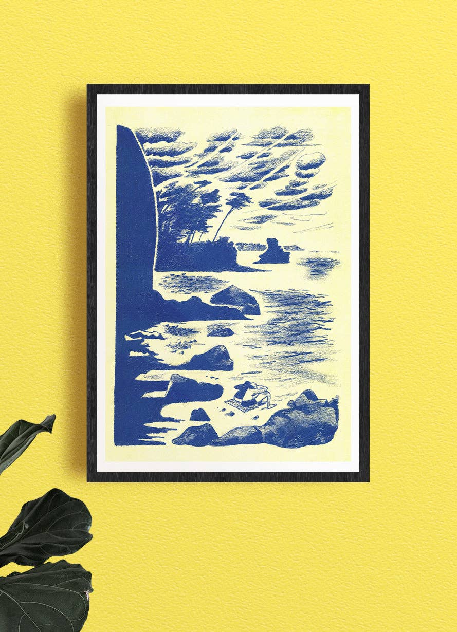 A3 poster - Antoine Cossé - Island of Bréhat