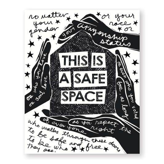 Safe Space (Voice) 8 x 10 Art Print