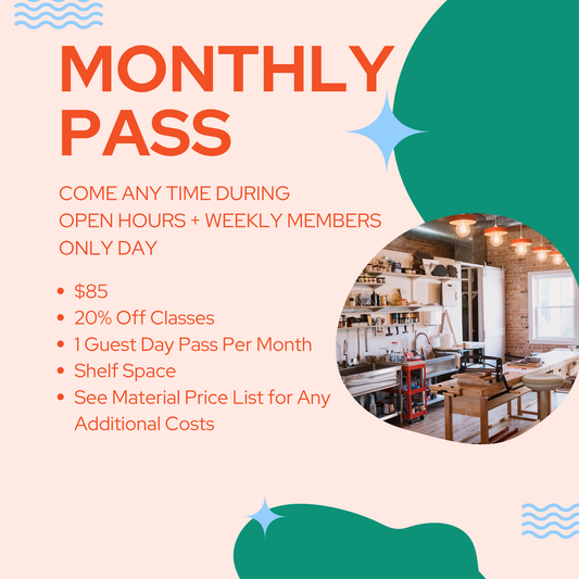 Monthly Pass - Makerspace