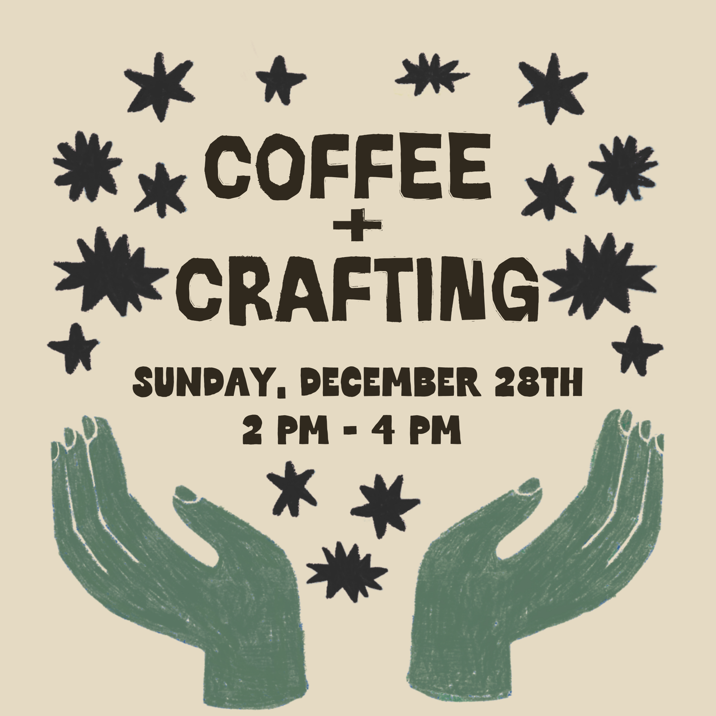Free Coffee + Crafting Social Meet-Up