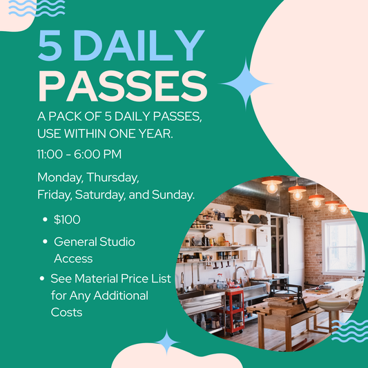 Daily Pass (5 Pack) - Makerspace