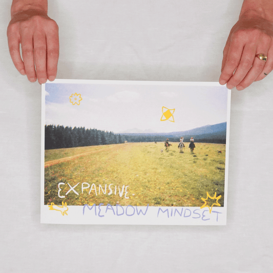 Expansive Meadow Mindset Risograph Poster