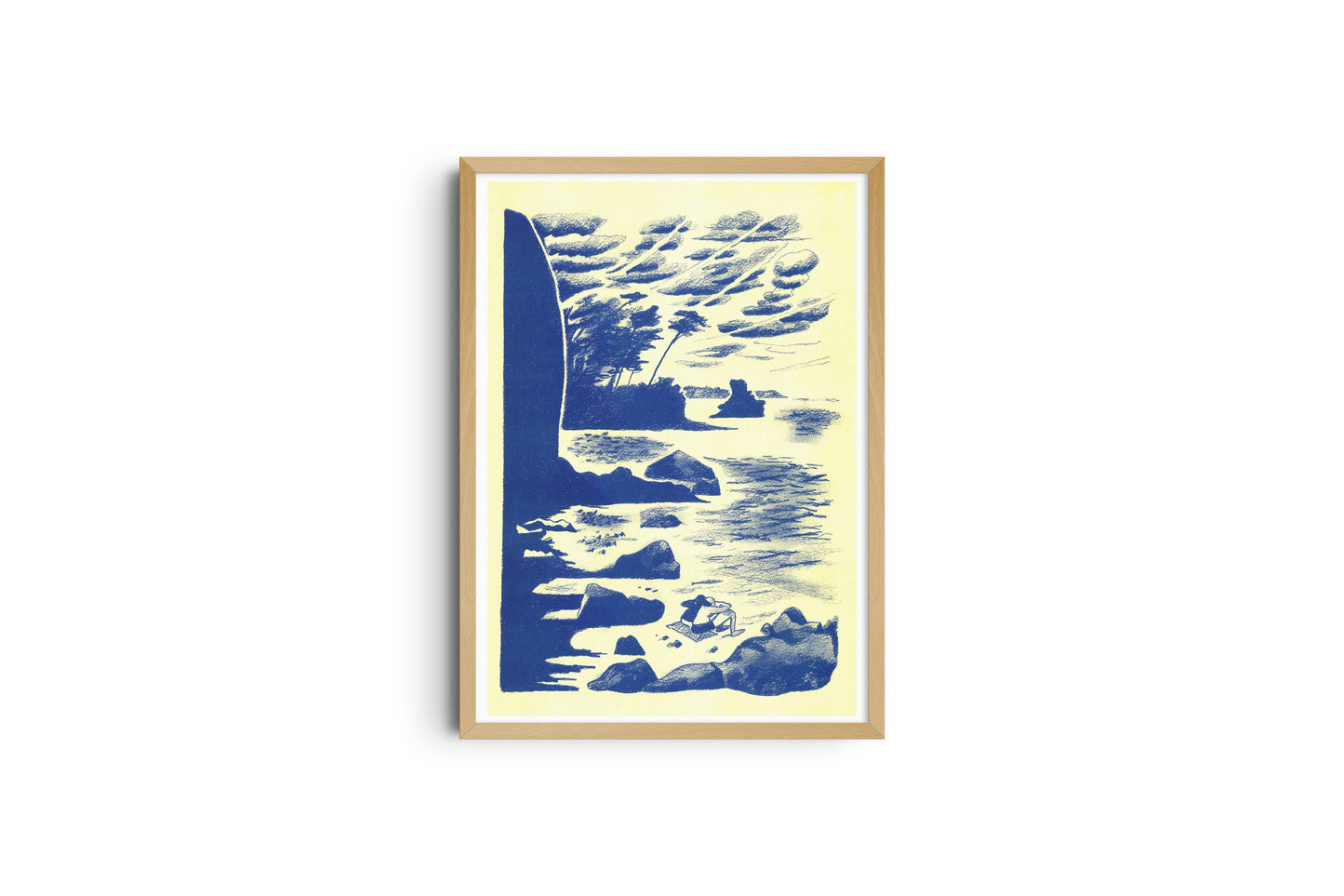 A3 poster - Antoine Cossé - Island of Bréhat