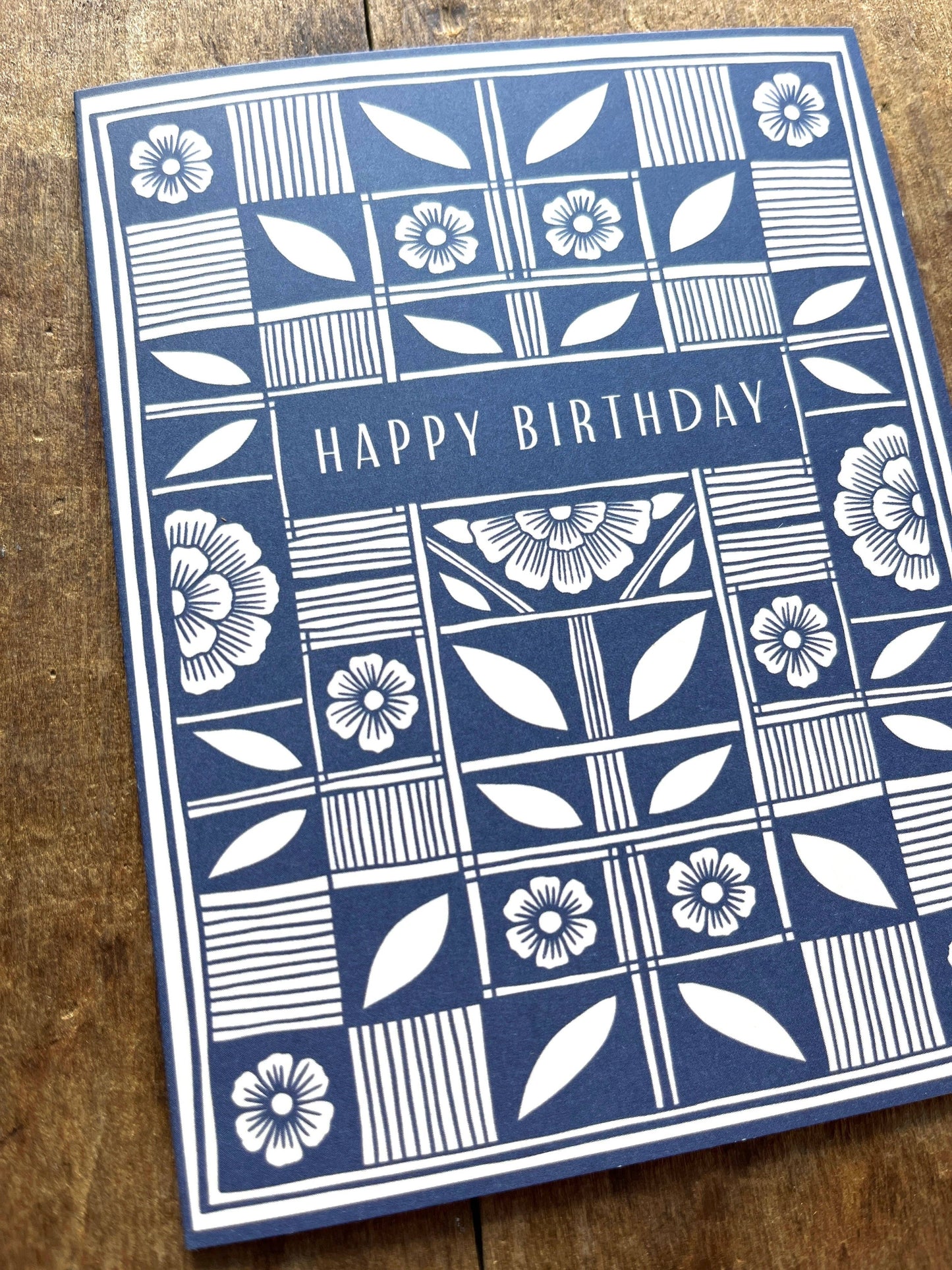 "Happy Birthday," Greeting Card: Single Card