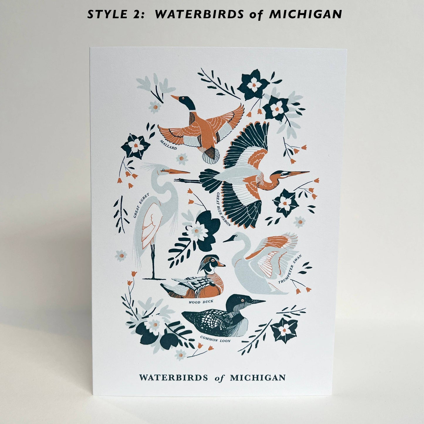 Great Lakes Nature Greeting Cards -Blank Inside: Style 1: Fish of the Great Lakes