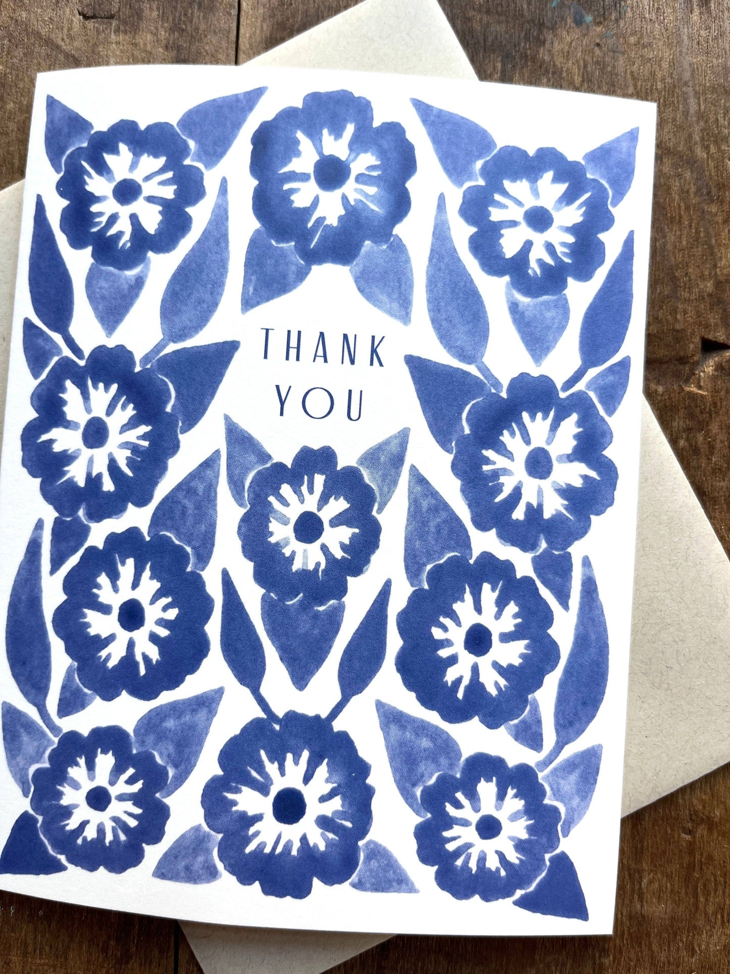 "Thank You," Greeting Card: Single Card