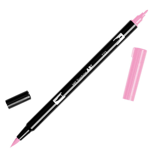 Dual Brush Pen Art Markers -  Pink - SKU# 56580