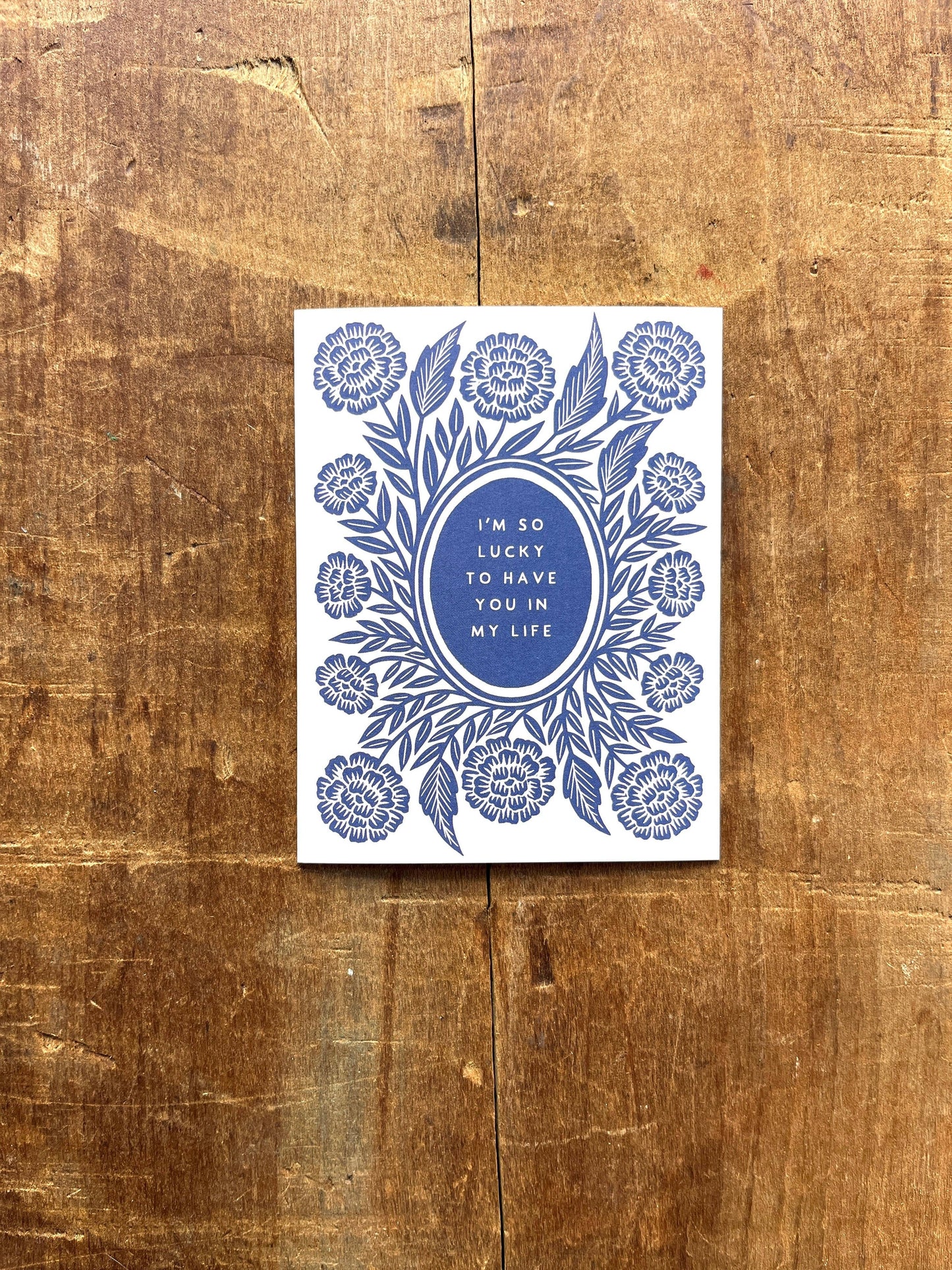 "I'm So Lucky to Have You in My Life," Greeting Card: Single Card