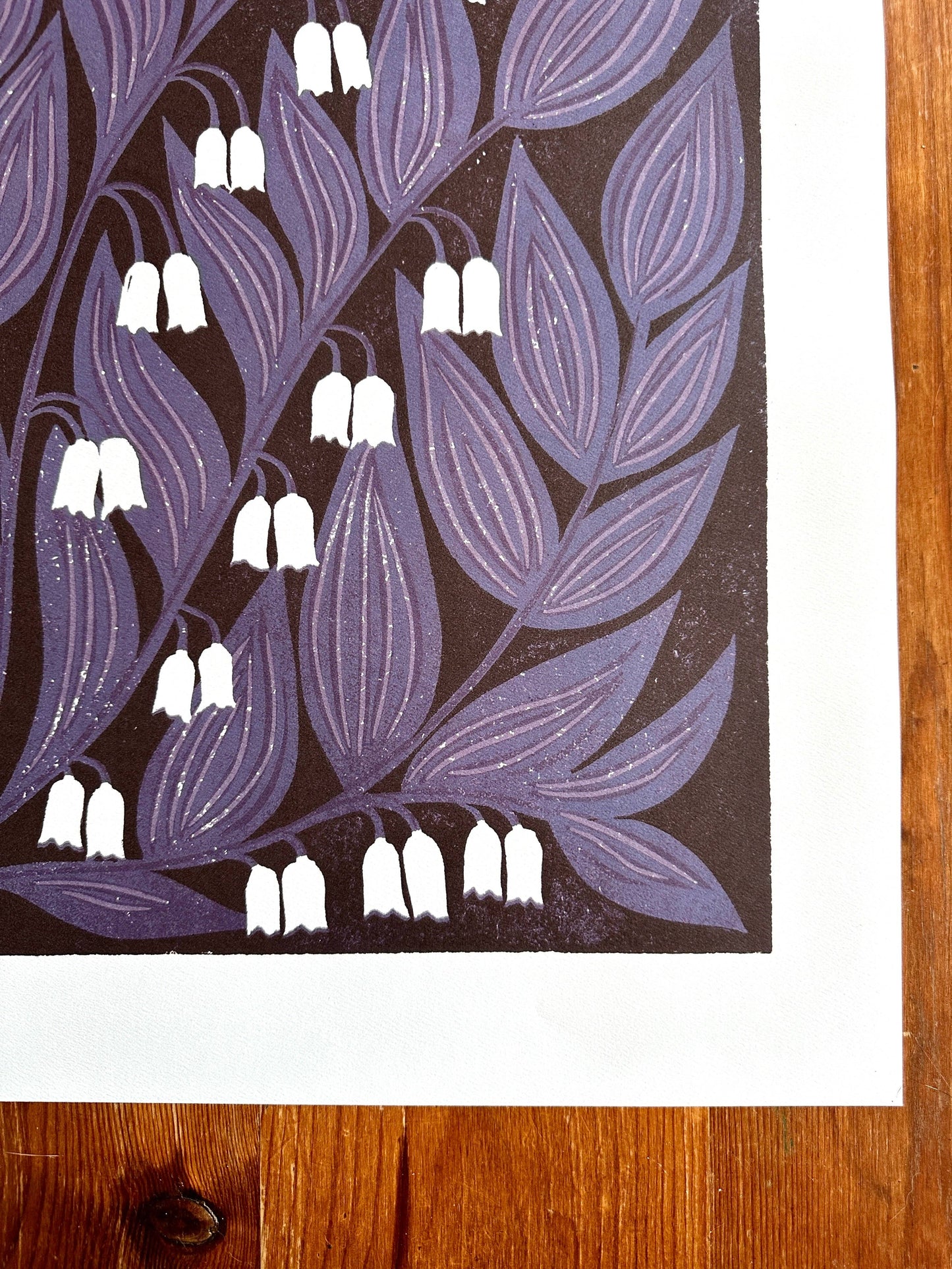 Solomon's Seal Poster - Blue