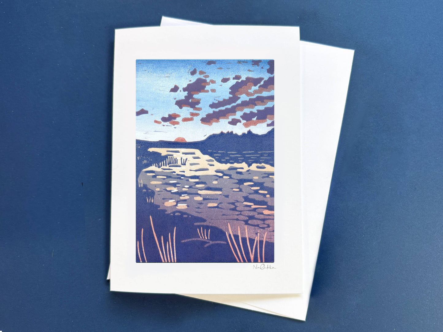 Backcountry Sunrise Greeting Card: NO Clear EcoSleeve