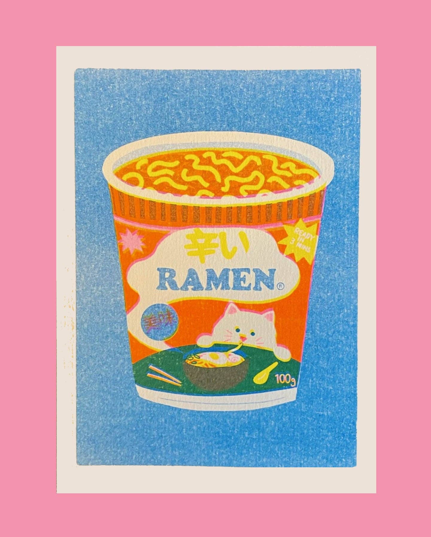 Ramen Postcard – Handmade Studio