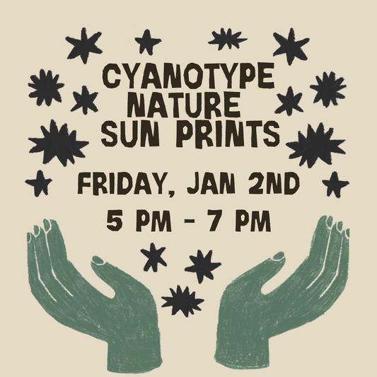 Cyanotype Nature Sun Prints