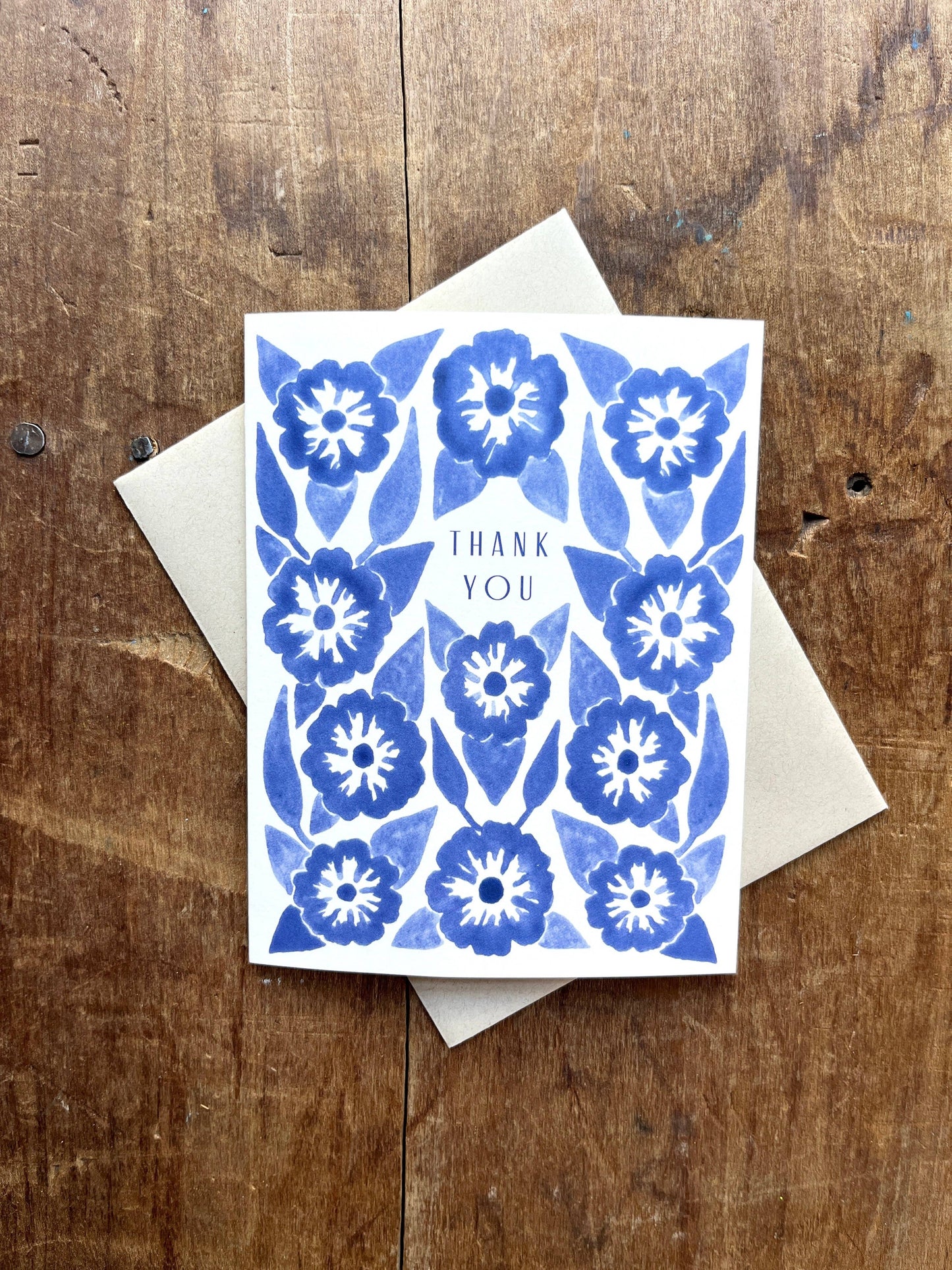 "Thank You," Greeting Card: Single Card