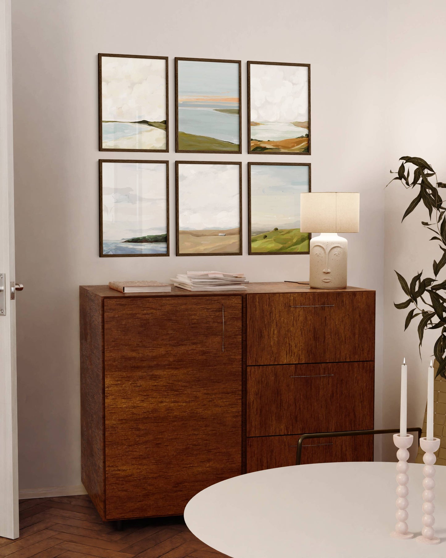 Walnut Solid Oak Frame: 11x14