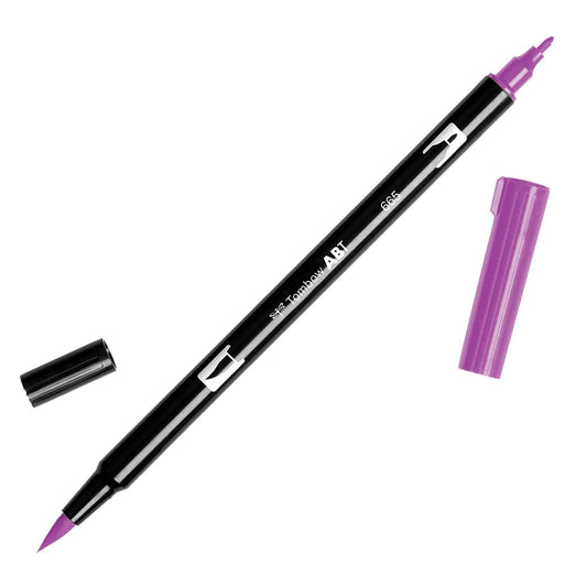 Dual Brush Pen Art Markers - Purple - SKU# 56574