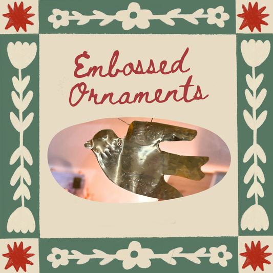 Embossed Foil Ornaments