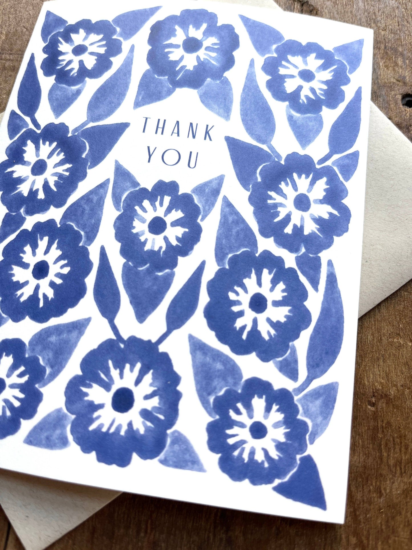 "Thank You," Greeting Card: Single Card
