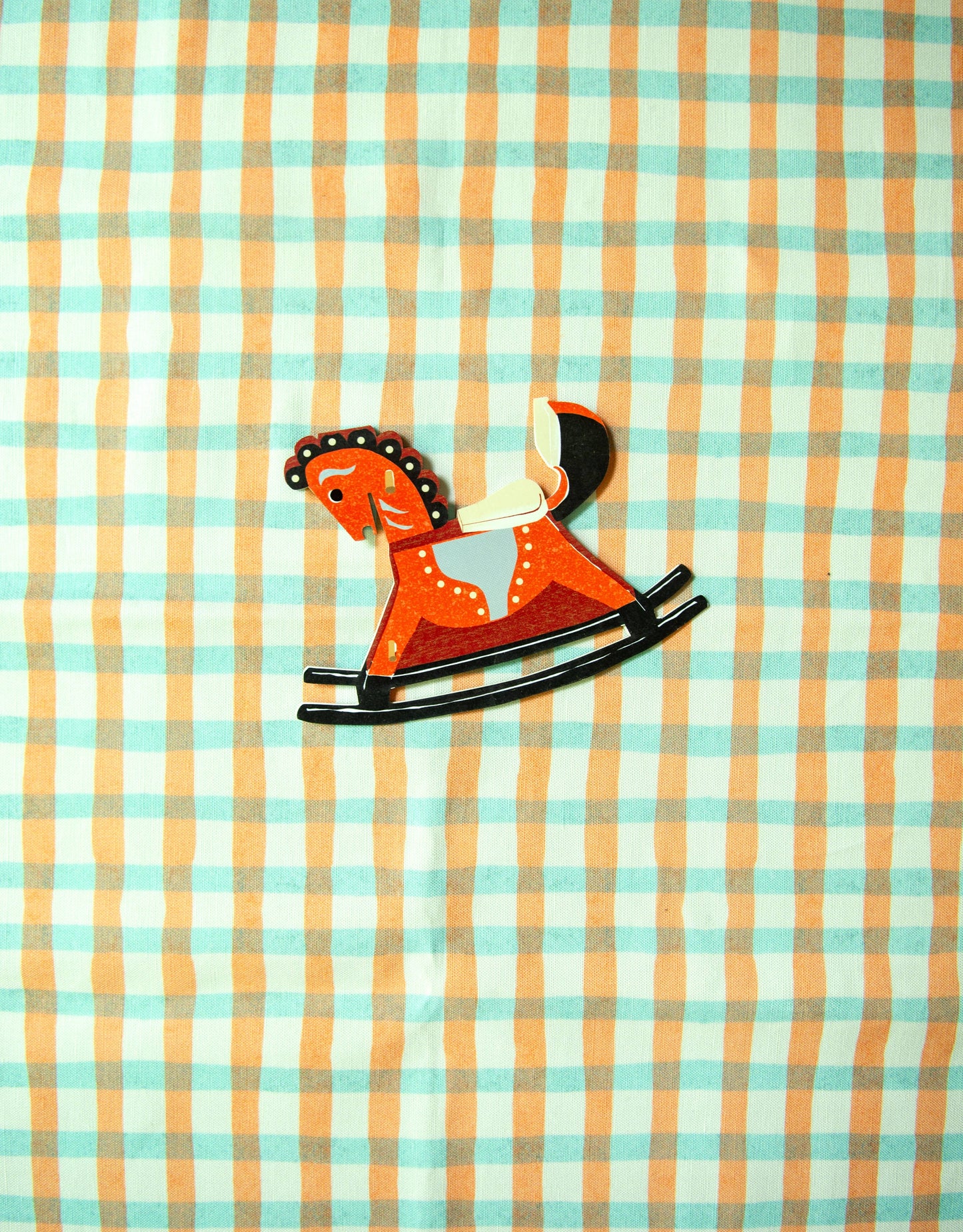 Rocking Horse - Die Cut Card
